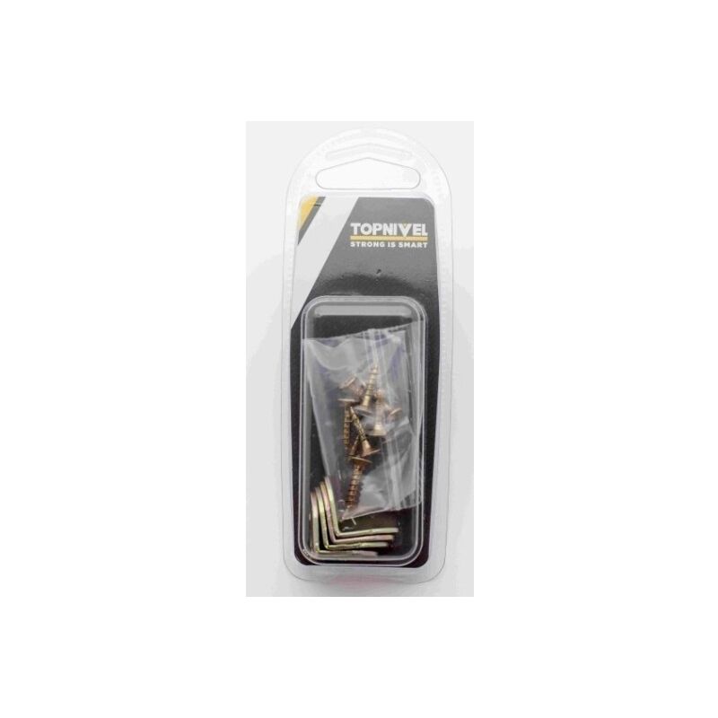 

Angulo Soporte 20Mm Reforzado Bicromatado Nv106082 4 Pz - Nivel