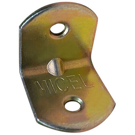 Ángulo Refuerzo Acero 20x20x19mm Bicromatado Espesor2mm AN01