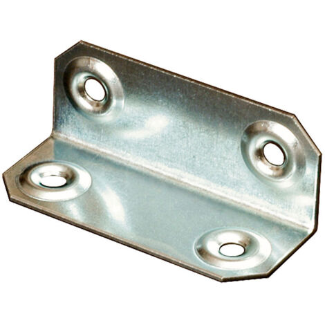 Ángulo Refuerzo Acero 20x20x50mm Espesor1mm Zincado AN06