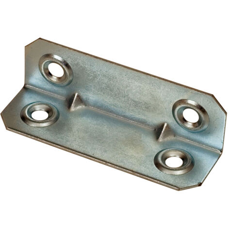 Ángulo Refuerzo Acero 21x21x67mm Espesor1mm Zincado AN07