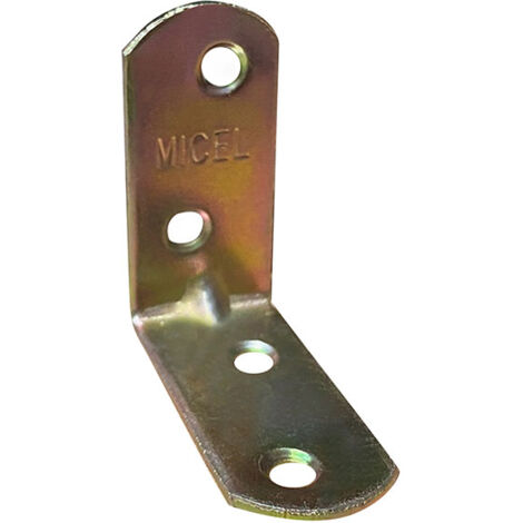 Ángulo Refuerzo Acero 40x40x19mm Espesor2mm Bicromatado AN01