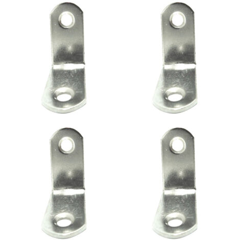 Ángulo Refuerzo AN24, Acero Inoxidable, 30 X 30 X 16 MM. 4 Unidades EDM