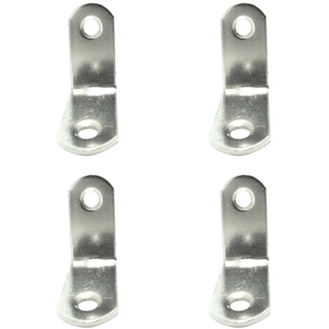 Ángulo Refuerzo AN24, Acero Inoxidable, 30 X 30 X 16 MM. 4 Unidades EDM