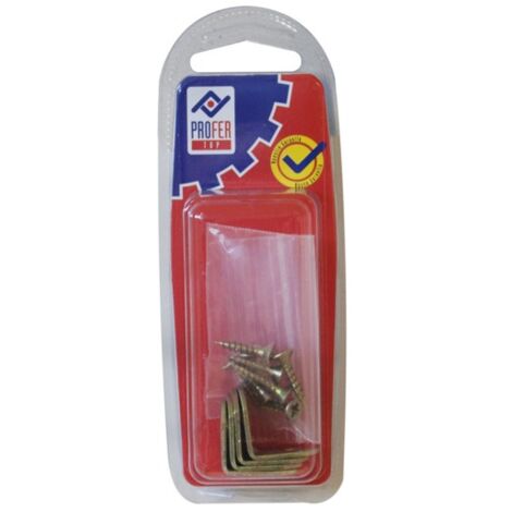 ANGULO REFUERZO BICRO BL 4 PZS - 20X20 MM