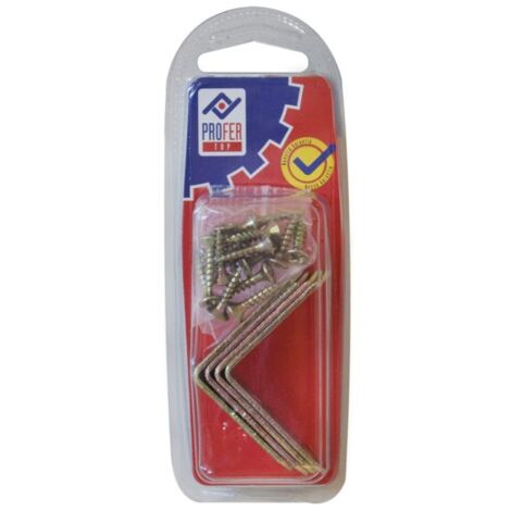 ANGULO REFUERZO BICRO BL 4 PZS - 40X40 MM