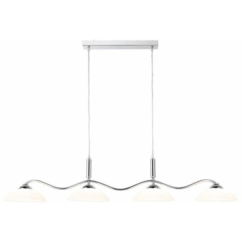 Searchlight Weiß - Neuwertig] Hängeleuchte Pendellampe Pendellampe Lampe Leuchte Deckenleuchte B-Ware