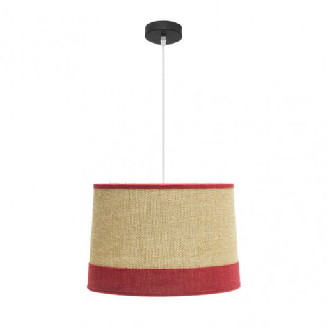 Anhänger Tietar 1xe27 Sack/rot Regx40x40 Cm