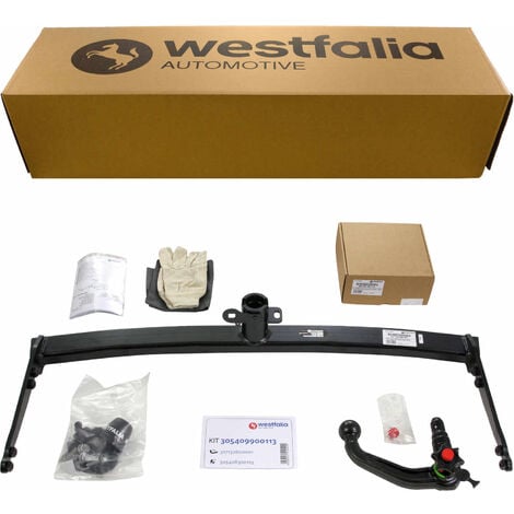 WESTFALIA AUTOMOTIVE GMBH Anhängerkupplung KIT abnehmbar mit 13-pol. E-Satz WESTFALIA für AUDI A3