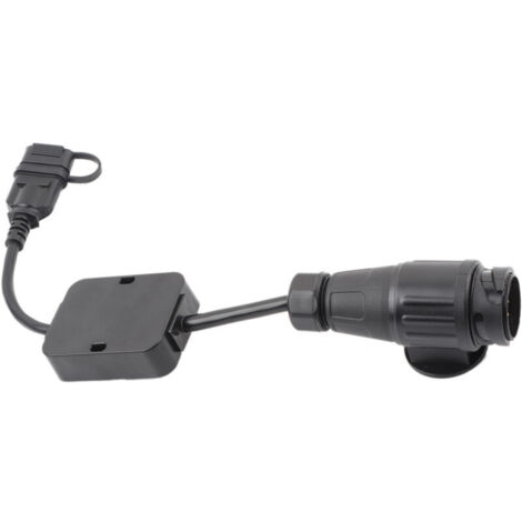 Anhängerstecker Europäischer 13-poliger auf amerikanischer 4-poliger Rücklicht-Anschlussadapter Plug & Play