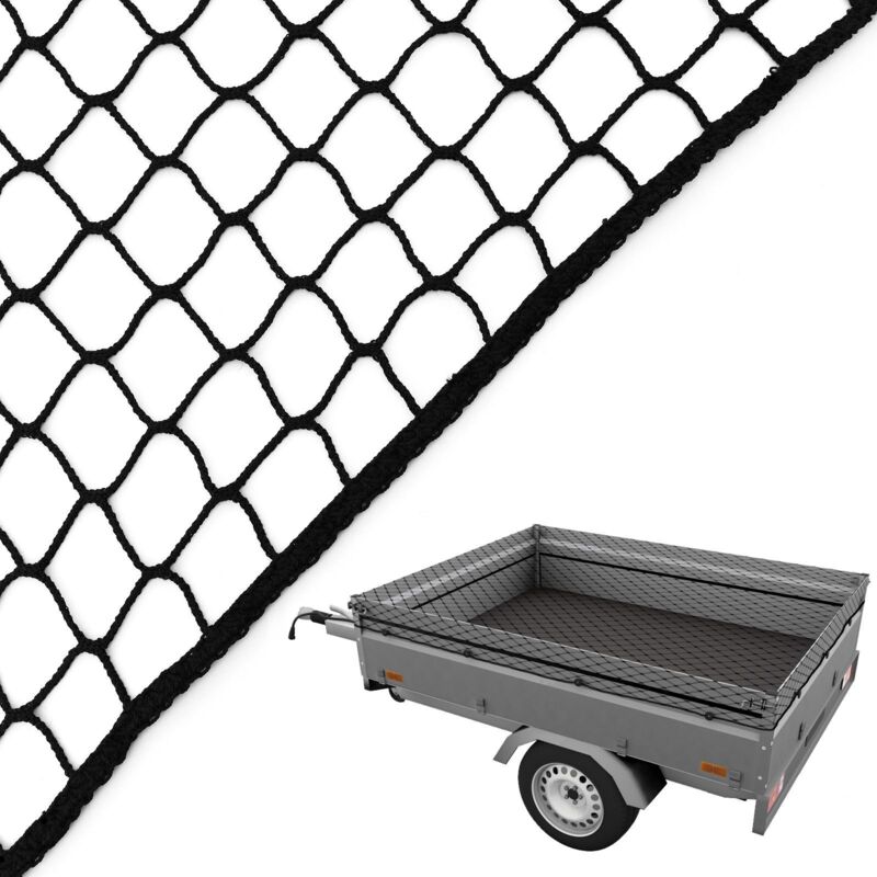Zill - Abdecknetz 2,5m x 5m Anhängernetz Transportnetz zur Ladungssicherung