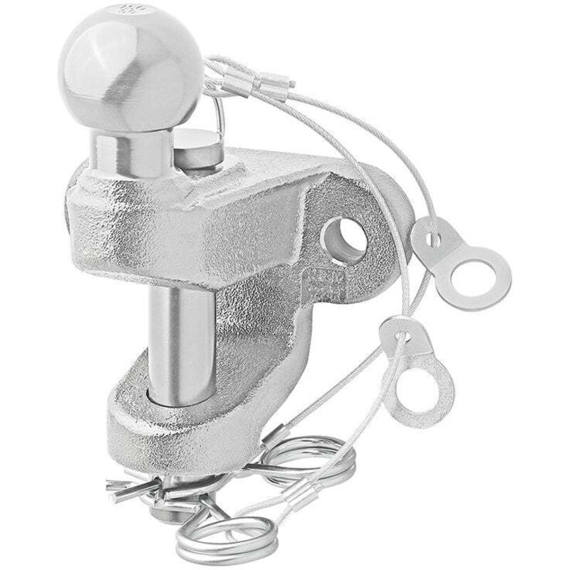 Mobilibrico Anhangerkupplung Silber Kombinierte Doppelversion D172s200
