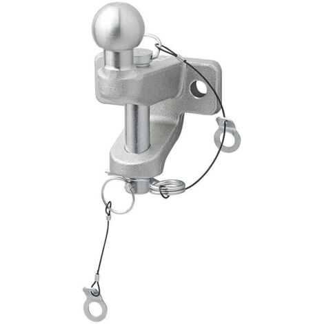 Anhangerkupplung silber kombinierte doppelversion d202s350