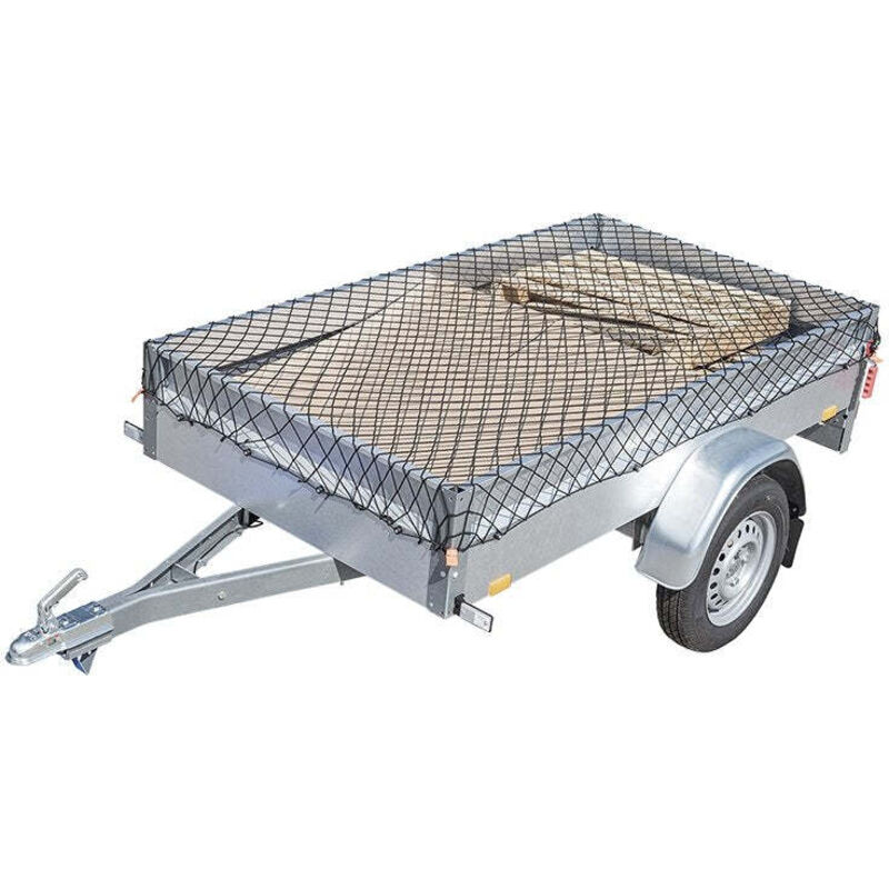 Northix Anhangernetz 2 X 3 M Dehnbar Mit Elastischer Kordel