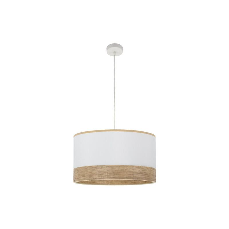 FABRILAMP Hängeleuchte Olga 1xe27 Weiß/weiß-mad.klar Regx50x50 Cm