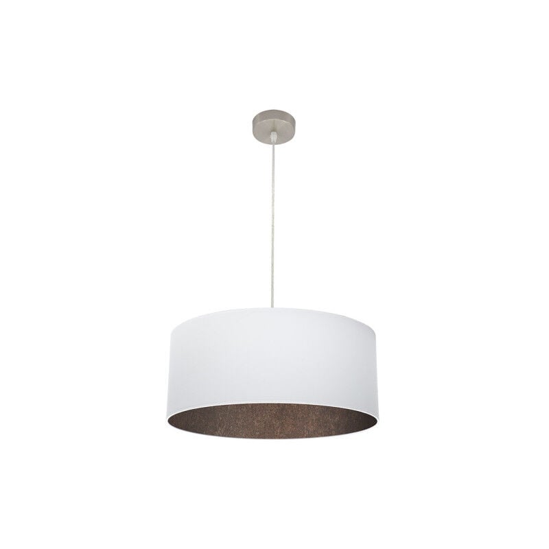 Pendelleuchte Tatiana 1xe27 Nickel/Weiß-Oxid Regx50x50 Cm - Fabrilamp