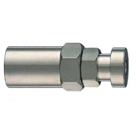 Ani Art. 10/A attacco a baionetta con mascherina portagomma aria compressa 6x14 mm in ottone nichelato