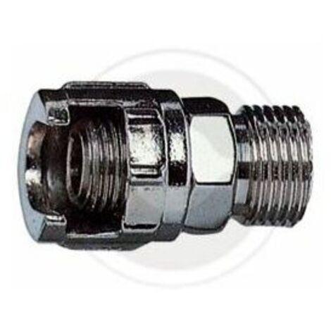 Ani raccordo con dado fresato per attacco baionetta 1/4" per compressori aria