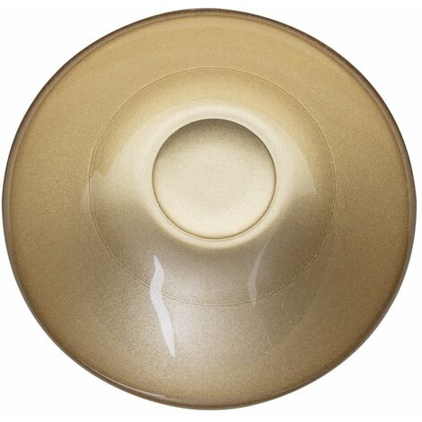 ANIA GOLD Suppenteller, Glas, Ø 17 cm, gold - Secret de Gourmet