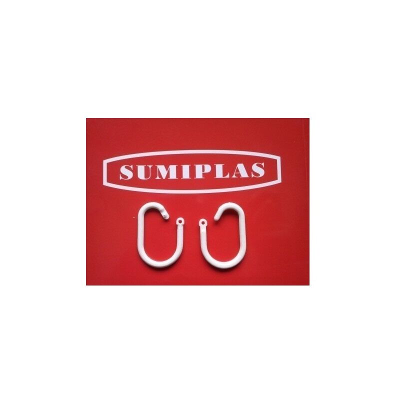 

Anilla Cortina Baño Bl Broche - Sumiplas