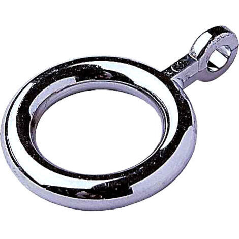 Anilla Visillo con Enganche 12mm Cromo 1202501