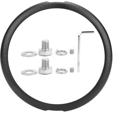 Anillo de aluminio CNC para faros delanteros de motocicletas de 7 pulgadas - Protección y decoración negra para la cubierta del proyector del faro