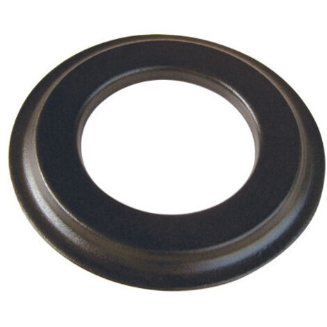 Anillo de cubierta para estufas de pellets Ø8 cm – esmaltado negro mate – A.L.A.