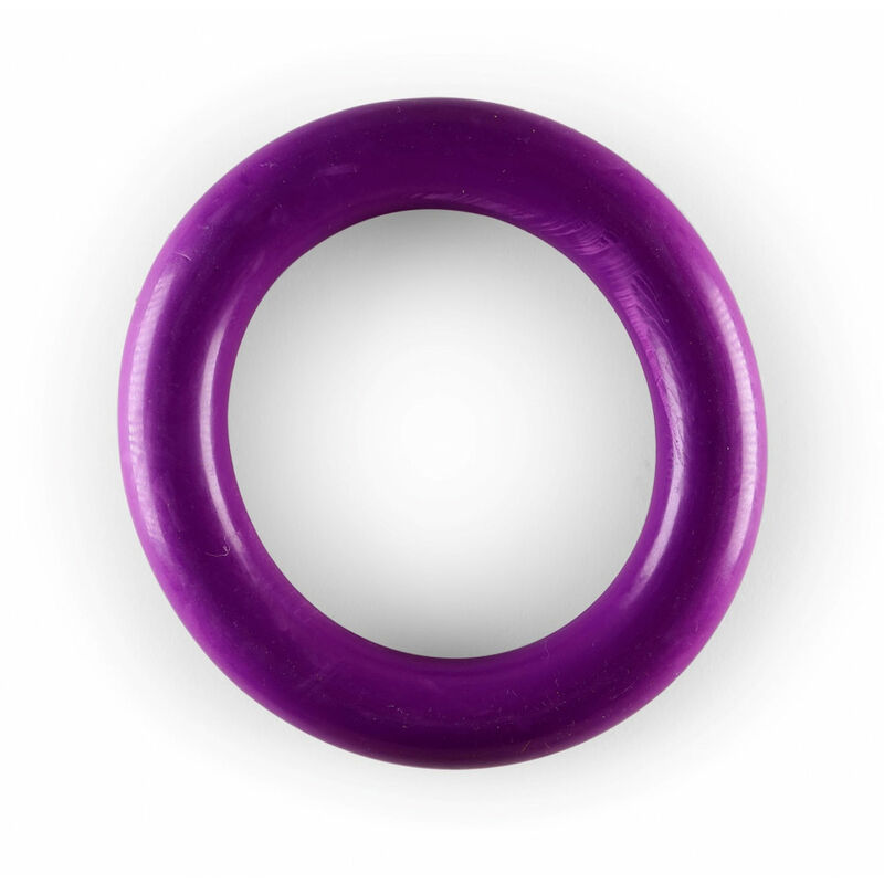 

Anillo de goma púrpura ø 15 cm. Juguete para perros.