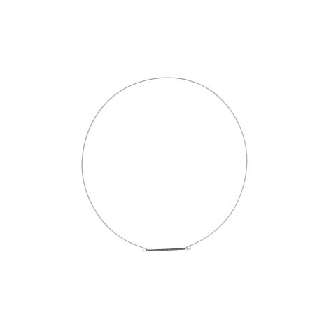 Anillo de sujeción frontal compatible con Whirlpool 481249298011 para fuelle de puerta de lavadora