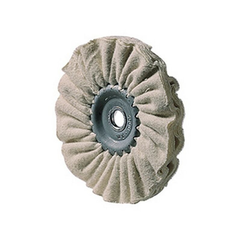 

Disco de pulido textil, rígido, Ø : 80 mm, Ancho : 10 mm, escariado 10 mm