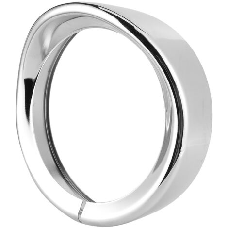 Anillo decorativo para faro de motocicleta Touring - Ø219 mm - Anillo para parasol de aleación de aluminio plateado - Fácil instalación con tornillos incluidos - Compatible con muchos modelos Harley D