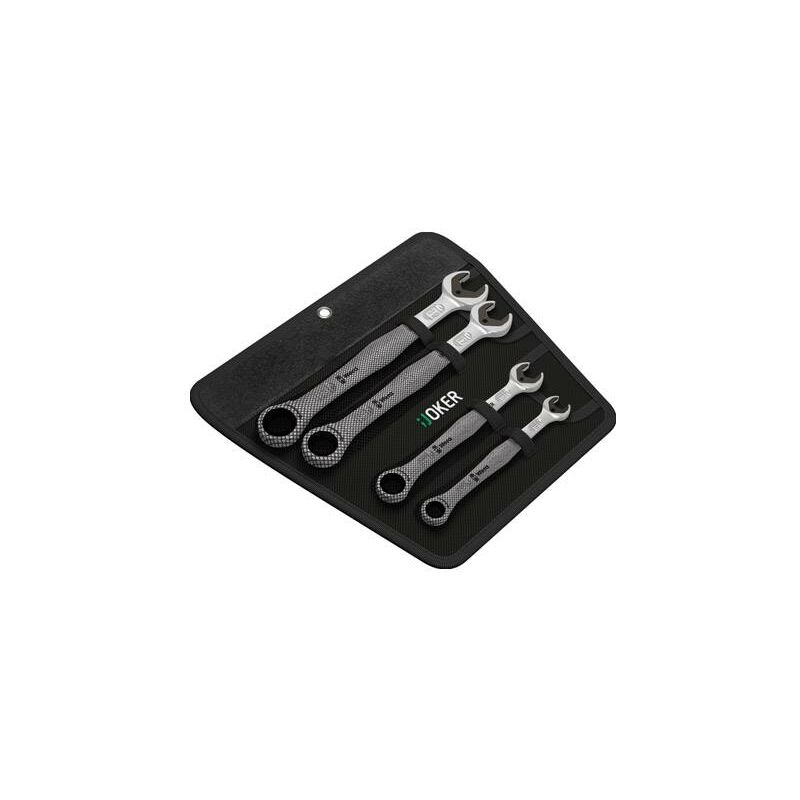 

Werawerk - Llave combinada con carraca 4 piezas