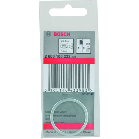 Anillo reductor hojas sierra circular 30 x 254 x 18 mm  BOSCH 2600100232