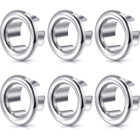 Anillos de desbordamiento de fregadero, desbordamiento decorativo para fregadero de cocina, baño, tapa de tapón de drenaje