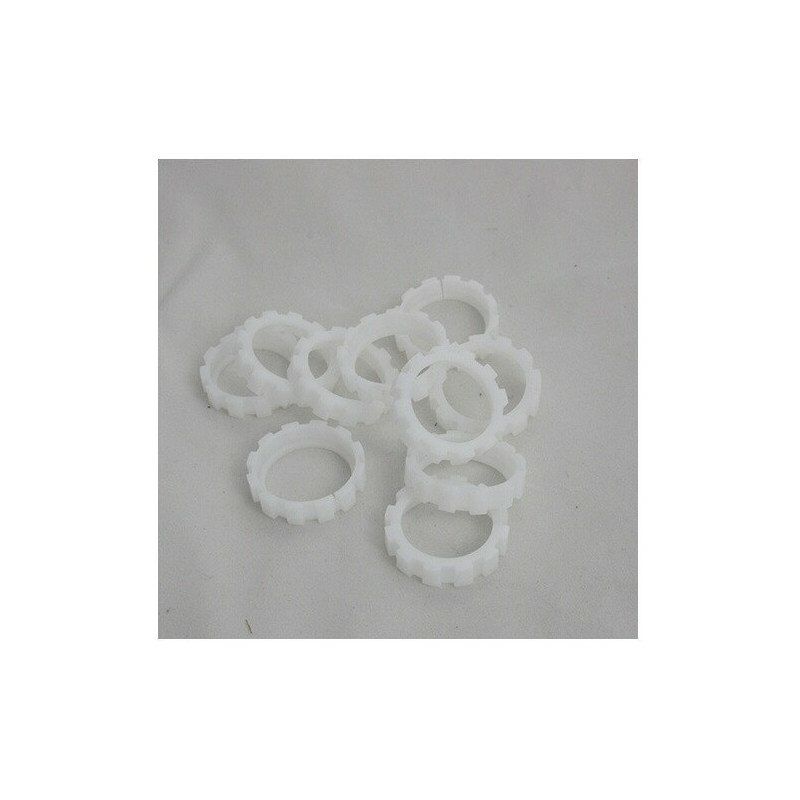 

Anillos de soporte de plástico negro, PU 10 piezas KLUDI