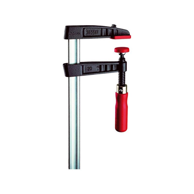 

Bessey - Sargento de hierro fundido maleable, capacidad de fijación : 400 mm, Alcance 120 mm, corredera 35 x 11 mm