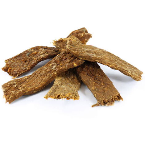 Anima Selvaggia snack essicati per cani strisce di carne di anatra 6 conf. da 75 g cad.