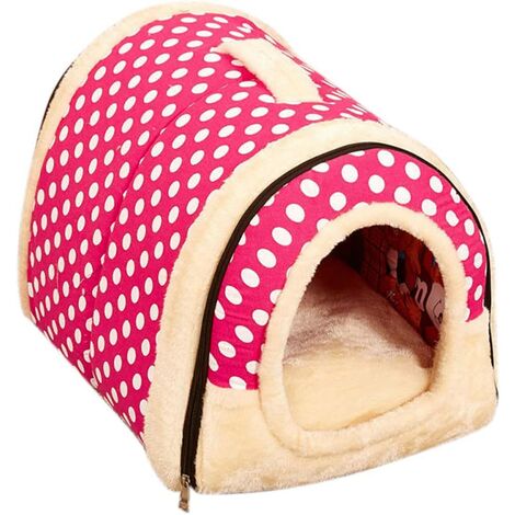 Animal House Beds Triangle Design Pet Sleeping Bag Cuddly Bag Bed Pet Machine Washable Comfortable Home Mat For Burrower Kittens Dogs Puppies Rabbit Get The Warm