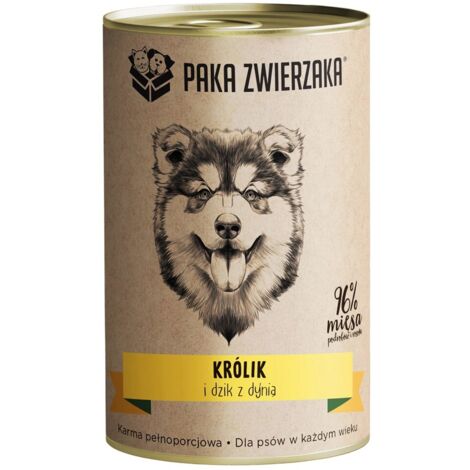 Animal Pack Coniglio e Cinghiale con Zucca 400g
