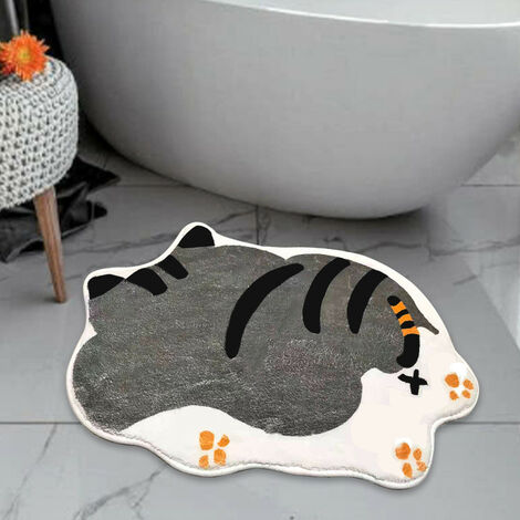 Creative Cat Rug, Nordic Cartoon Carpet