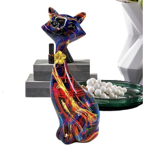 Animale De Bureau Figurine en Rsine Statue Maison en Forme