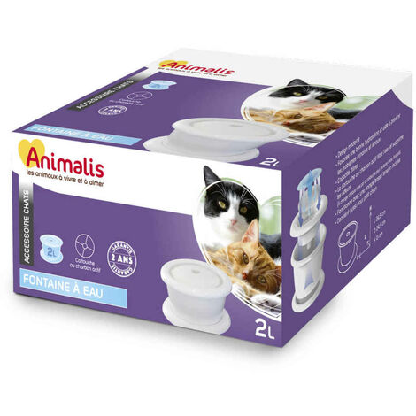 Animalis Fontaine A Eau Pour Chat 2l