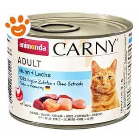ANIMONDA Carny Adult Pollo Salmone Cibo Umido per Gatti 200g Lattina