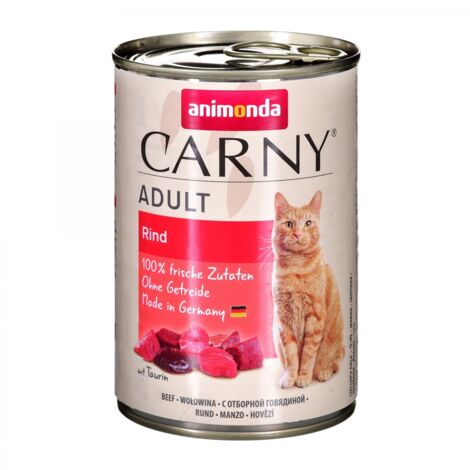 Animonda Cat Adult Manzo Puro  - Animonda Cat Adult Manzo Puro - Lattina Da 400 Gr