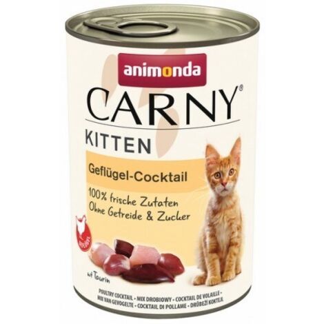 ANIMONDA Cat Carny Kitten Geflügelcocktail mit Geschmack 400g