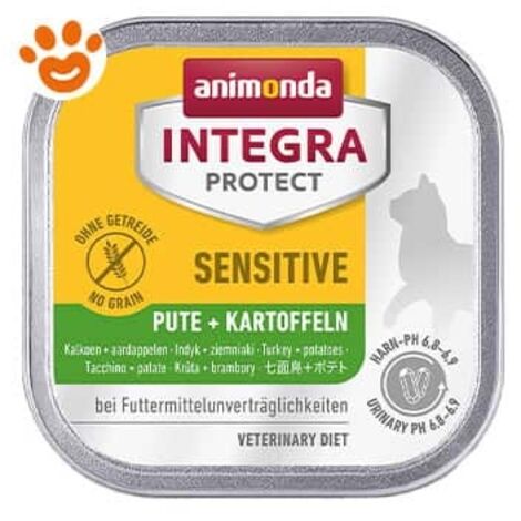 Animonda Cat Integra Sensitive Tacchino e Patate Gluten Free  - Animonda Cat Integra Sensitive Tacchino e Patate Gluten Free - Lattina Da 100 Gr
