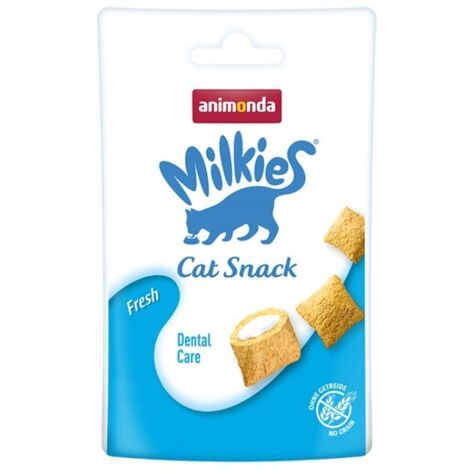 Animonda Cat  Milkies  Premios crujientes sin cereales para gatos - Dental 30 g