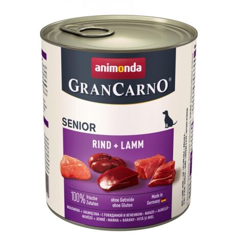 Animonda GranCarno Senior Rind + Lamm 800 g Senior Nassfutter