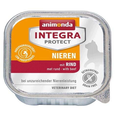 Animonda Integra Nieren Carne de Vacuno - Comida Húmeda para Gatos - 100G