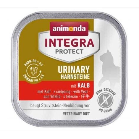 Animonda Integra Protect - Katzennassfutter mit Kalbfleisch, 100g - bei Nierensteinen