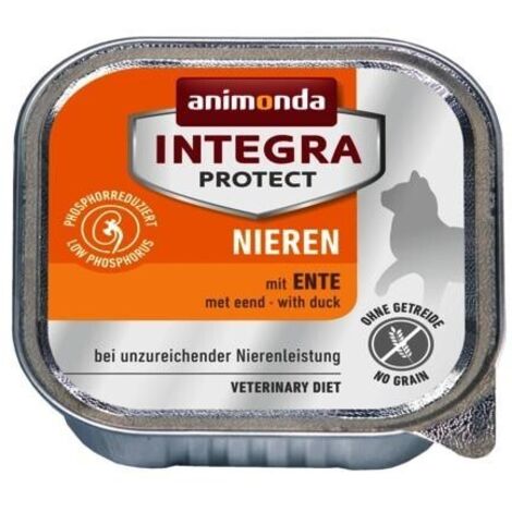 Animonda Integra Protect para gatos con problemas renales - pato 100g